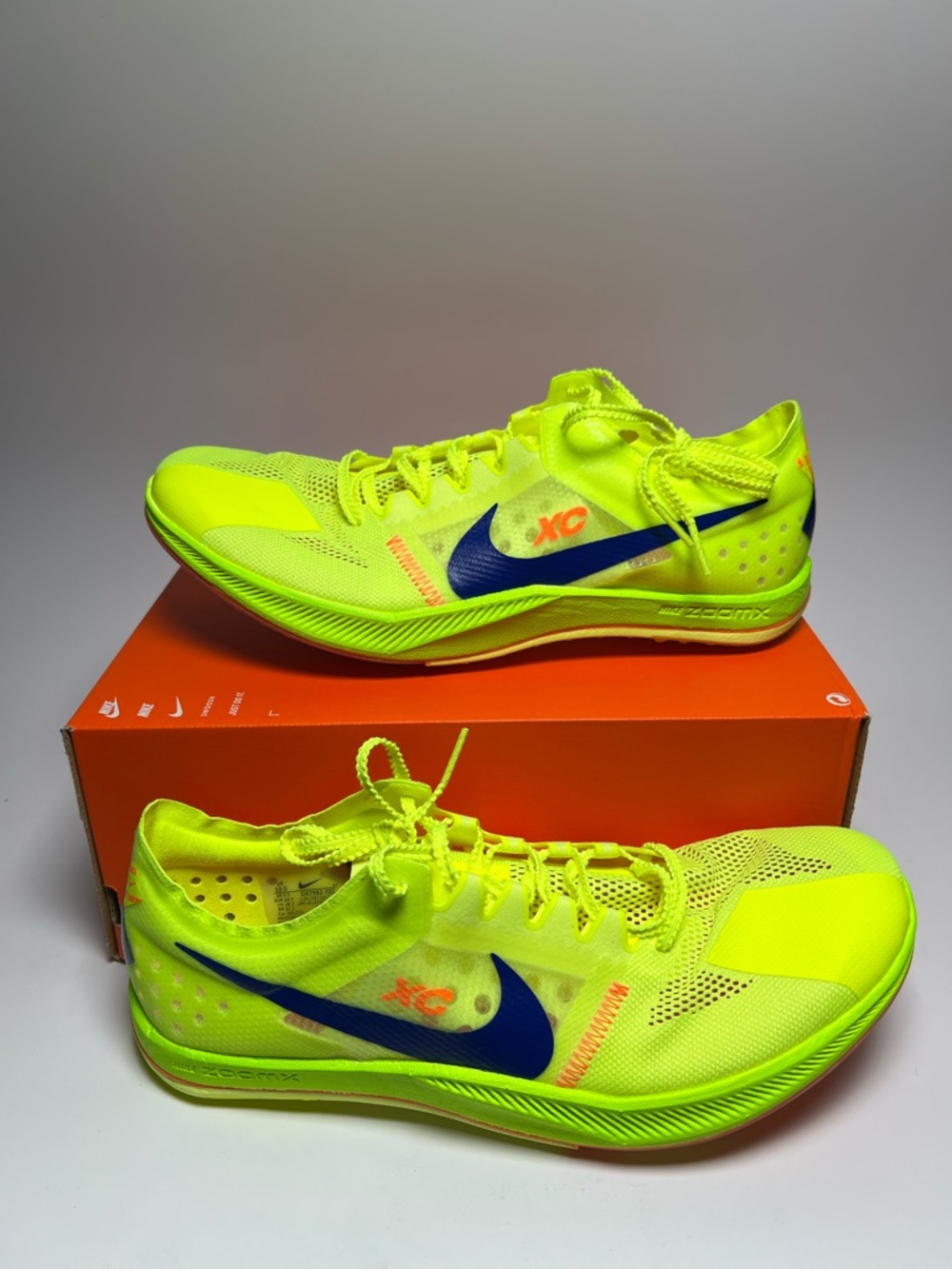 Nike ZoomX Dragonfly XC Volt Racing Running Spikes DX7992-701 Mens Size